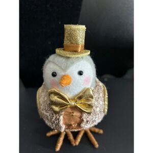 Featherly Friends Bird New Year Gold Sequin Tuxedo Hat 2025 Collectible Target